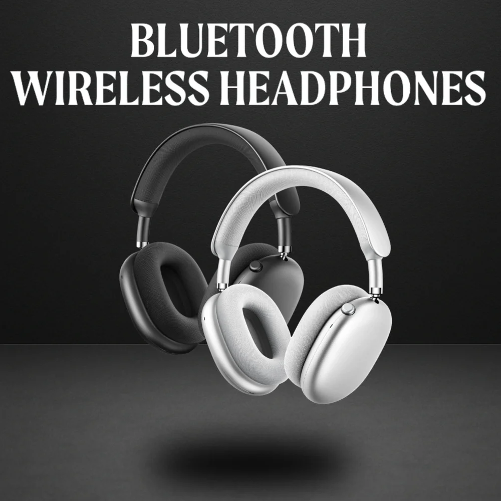 Wireless Bluetooth Headphones - Black and Silver
